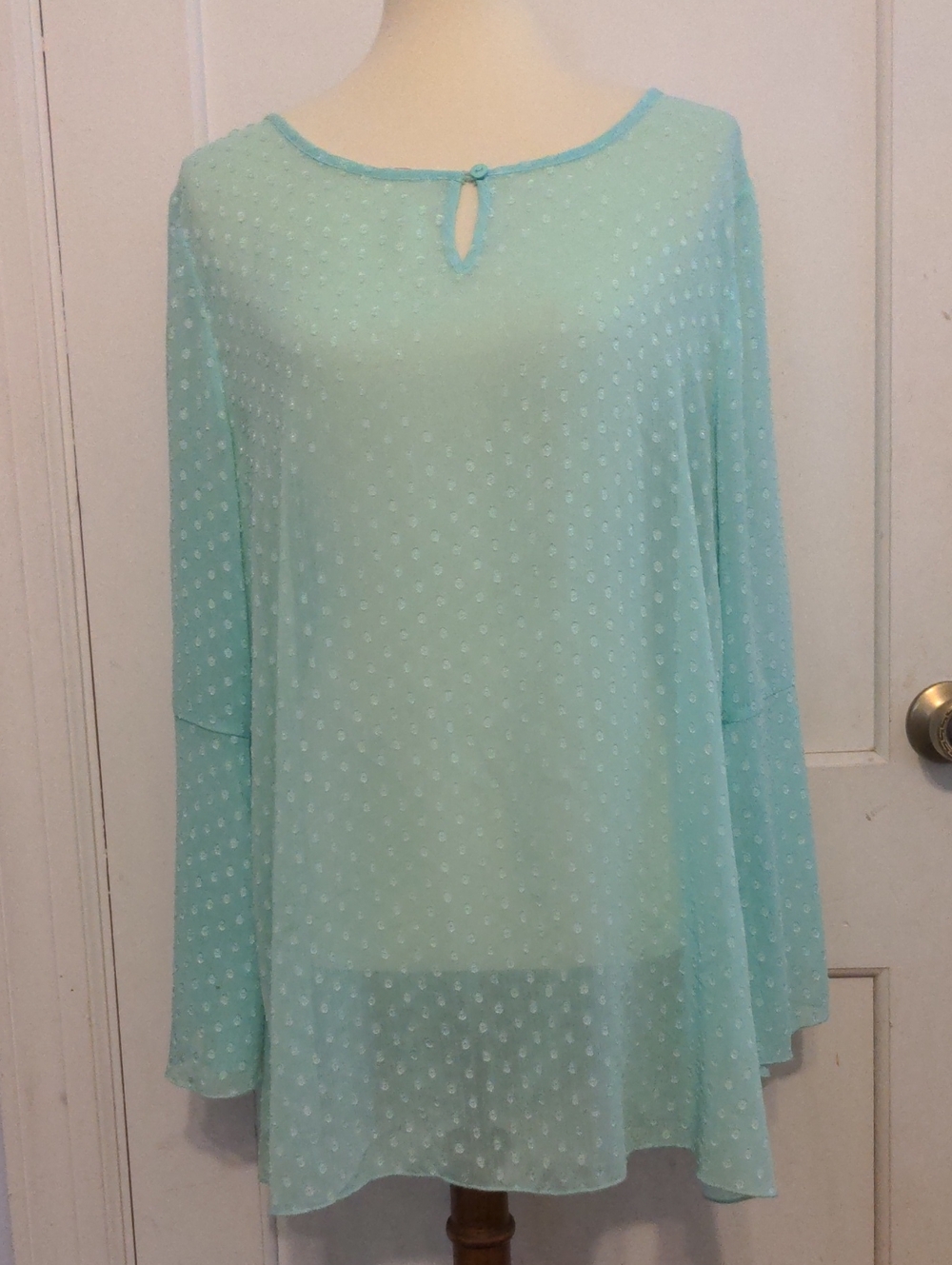 Romantic Indigo Soul Turquoise Ladies Swimsuit cover Top L